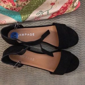 Rampage Black Heels